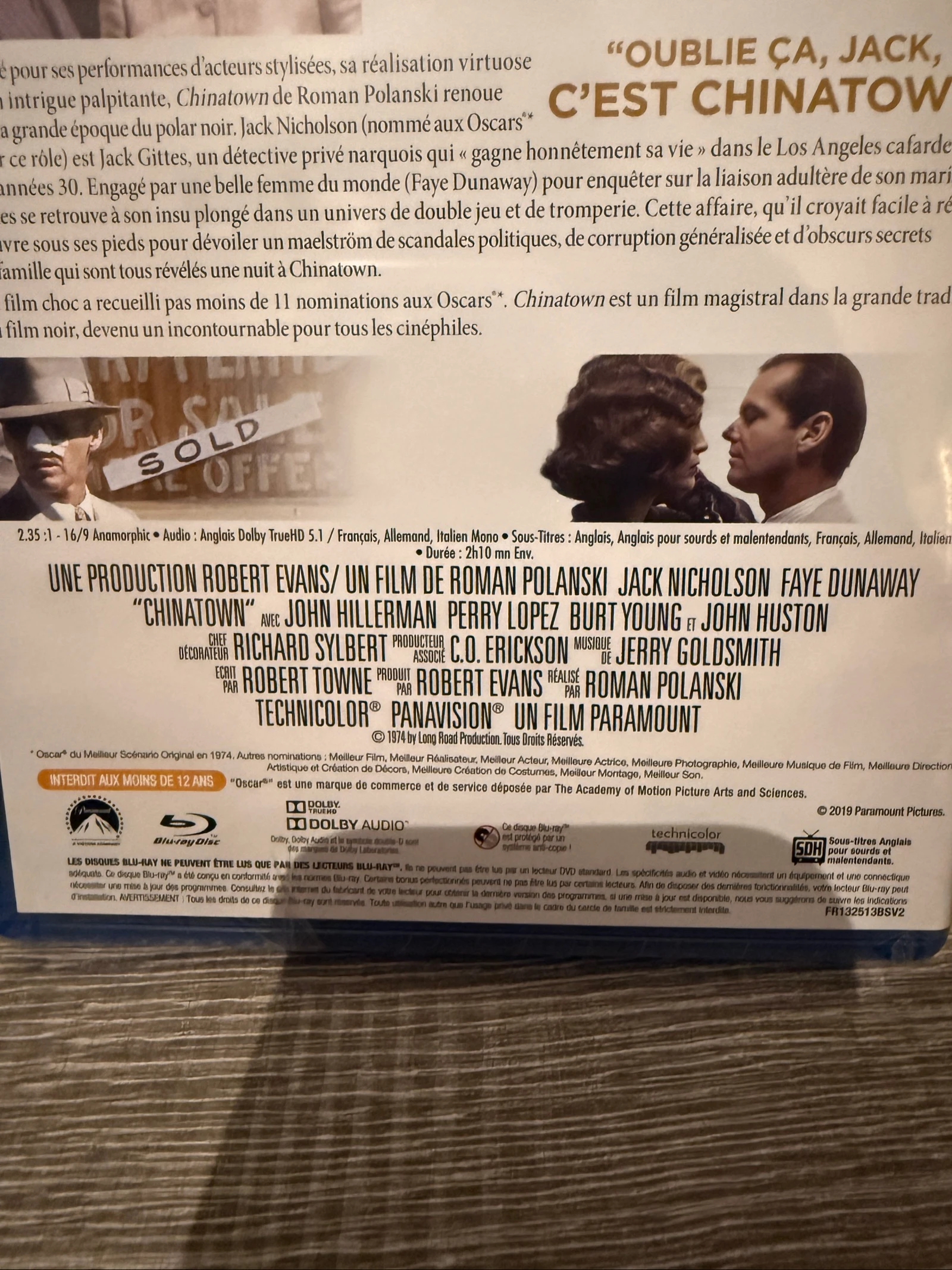 Chinatown bluray novo com blister – photo 3